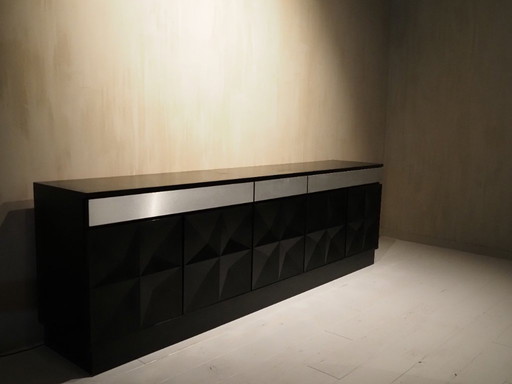 Brutalist credenza by Jean Batenburg for MI 1970