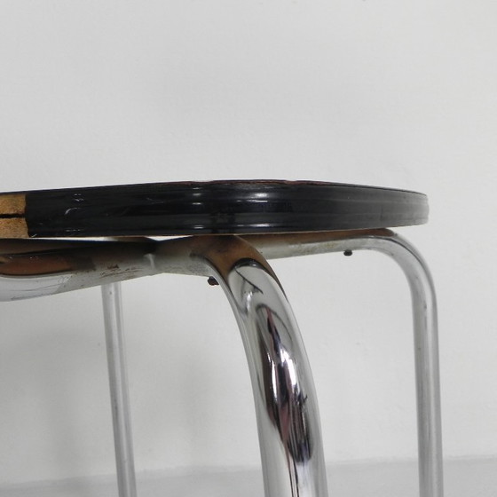 Image 1 of Set van 4 formica eettafel stoelen, jaren 60