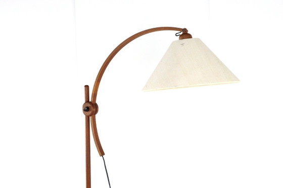 Image 1 of Lampadaire Domus « Arcea » en teck vintage