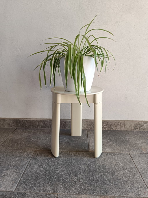 Tabouret/table d'appoint vintage italien en plastique de la marque Gedy – design Olaf von Bohr, années 1970
