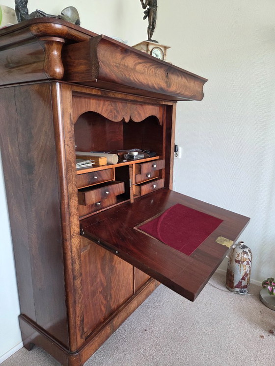 Image 1 of Mahogany secretary desk