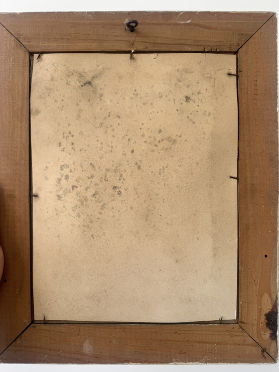 Image 1 of Gouache sur papier ancienne