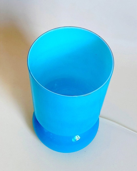 Image 1 of Lykta tafellamp turquoise blauw Hoogte Hoogte 25 cm