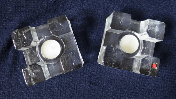 Image 1 of 2x Wiesenthalhütte Glas Stövchen Kannenwärmer Teewärmer Kaffeewärmer