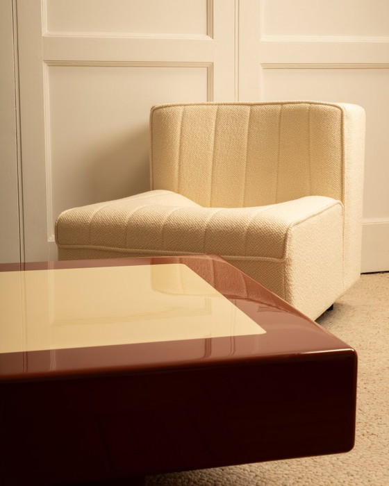 Image 1 of Paire de chauffeuses Agnoli - Italie 1970 