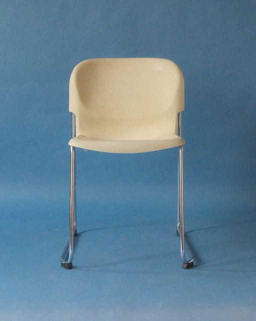 Off-white SM 400 Swing Chair, Gerd Lange, Drabert