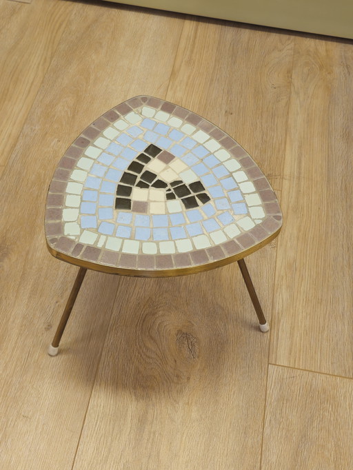 Table d'appoint en mosaïque Vintage Planter Table