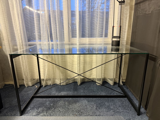 Image 1 of Glastafel, minimalistisches Design 70x140x73 cm