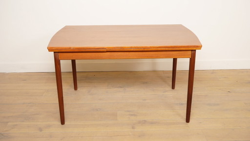 Vintage dining table | Extendable | Teak | Boat model