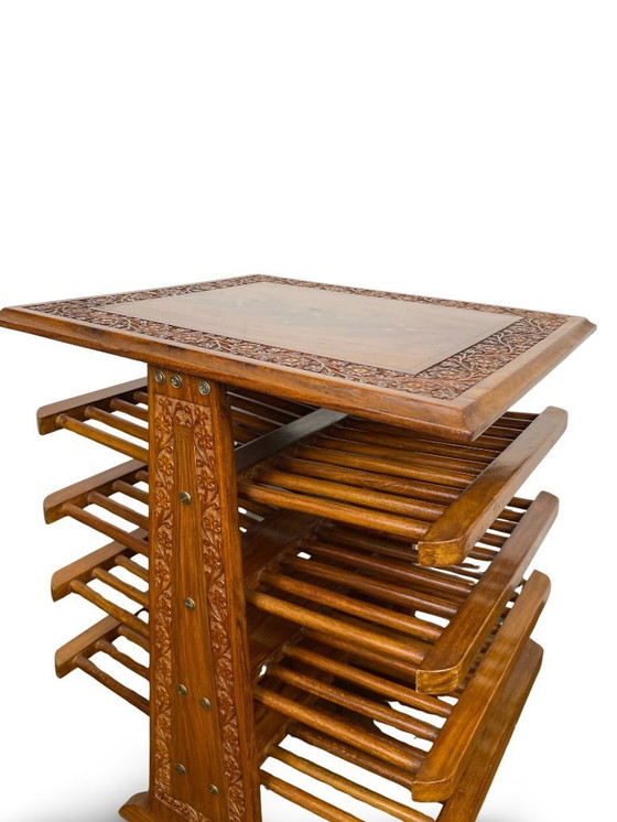 Image 1 of Porte-revues en bois dans le style d'Edward J. Wormley, Circa 1950