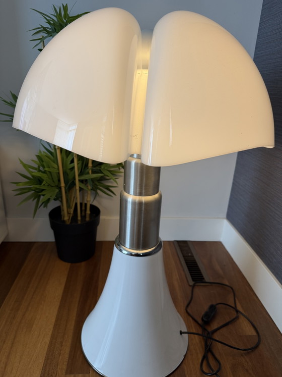Martinelli Luce Pipistrello 620 – Gae Aulenti – Blanc – LED à intensité variable – Objets déco, Aluminium, rvs (photo 5 of 5)