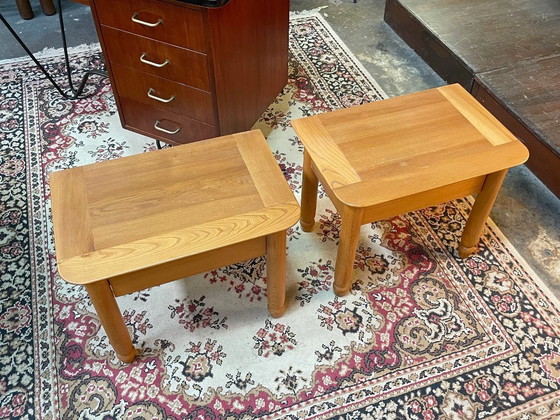 Image 1 of 2 nachtkastjes van Regain Maison uit de jaren 80
