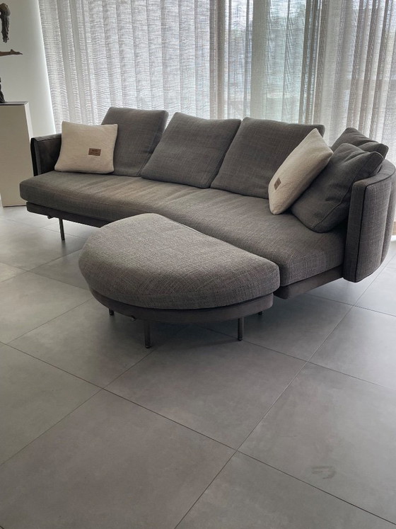 Minotti Sofa – Leder, Metall (photo 5 of 5)