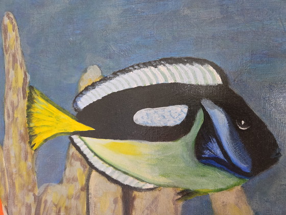 Image 1 of Meer Fische Leinwand