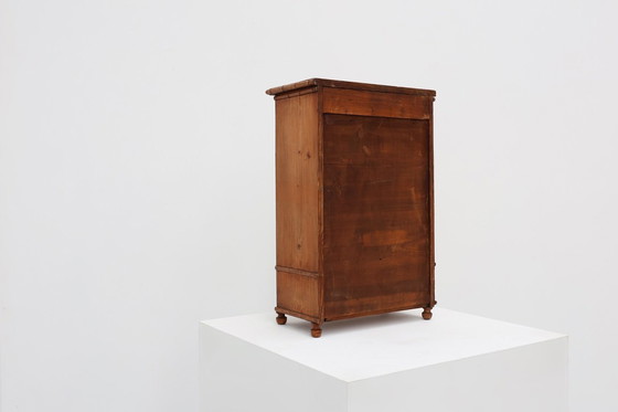 Image 1 of Mobile speziale in finto bambù con specchio e cassetto, Francia, 1900