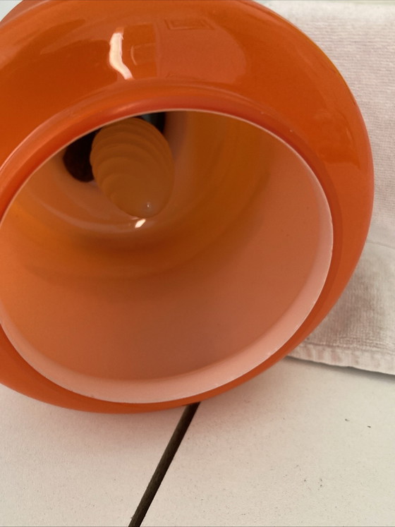 Image 1 of 2 Opaline pendant lights by Massimo Vignelli Made in Italy vintage 