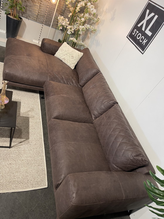 Image 1 of XL STOCK Leder Chaiselongue