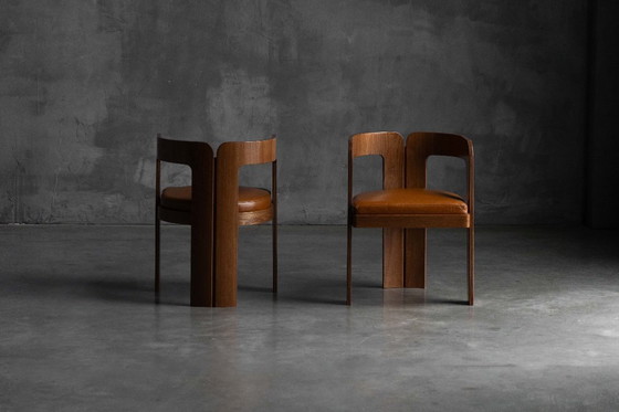 Image 1 of Esszimmerstühle von Marzio Cecchi, Italien, 1970er Jahre