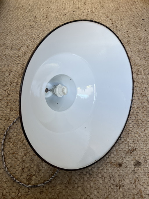 Louis Poulsen Vintage Hanglamp Grijs Emaille