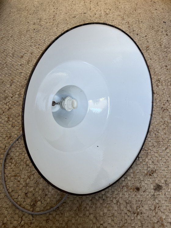 Image 1 of Louis Poulsen Vintage Hanglamp Grijs Emaille