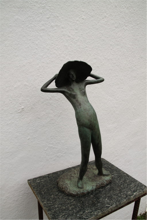 Frau mit Hut