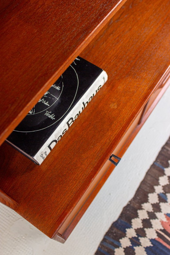 Image 1 of Vintage teak bookcase, highboard, sideboard, Mid Century Danish