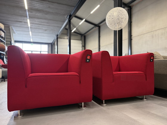 Image 1 of 2 Sillón Gelderland 4800 Tela Vidar Rojo