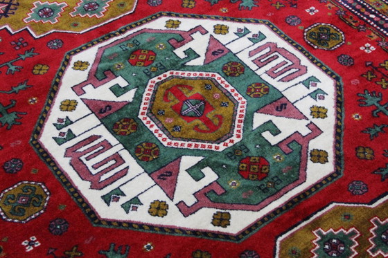 Image 1 of Origineel handgeknoopt oud Kazak tapijt 240 x 170 cm