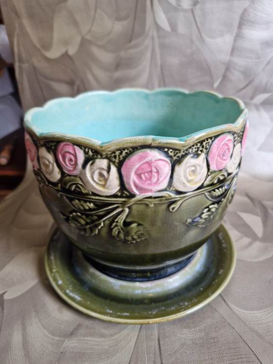 Image 1 of Set Antique jardiniere