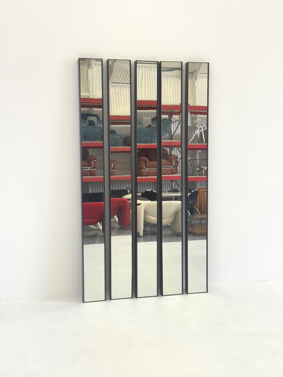 Image 1 of Set of 5 Gronda mirrors by Luciano Bertoncini for Elco