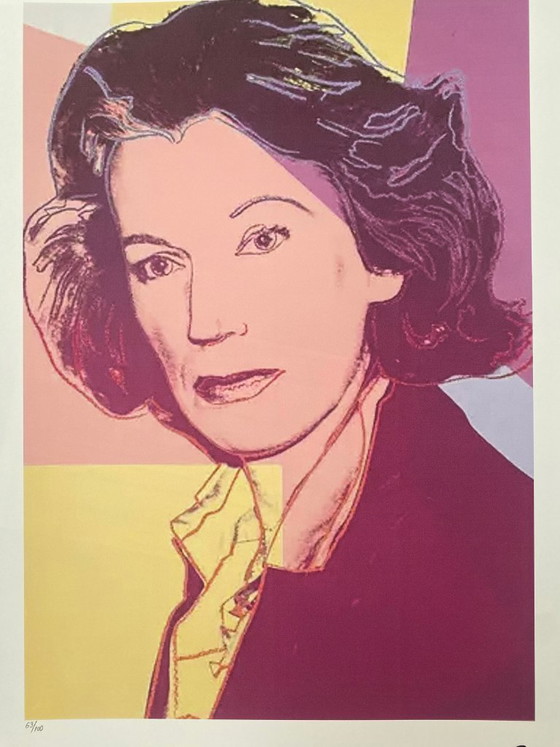 After Andy Warhol, Milred Scheel, 1980s, Lithograph – Lithographs & prints, Paper (photo 4 of 8)
