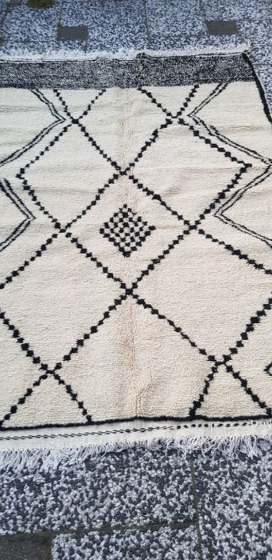 Image 1 of Handgeknoopt Berber kleed wol 237x161cm