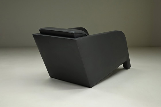 Image 1 of Zeldzame set van twee Ypsilon loungestoelen van Ulf Moritz, jaren 80, Nederland.