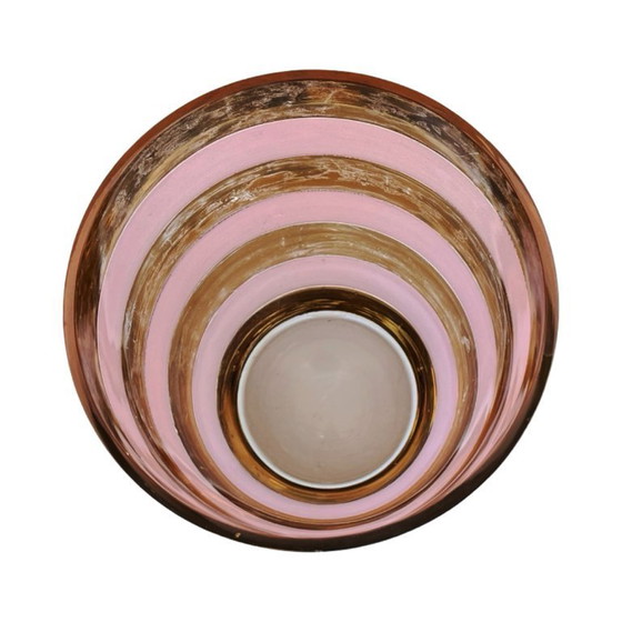 Image 1 of Grande vaso dorato, Repubblica Ceca, Cecoslovacchia, anni 1980.