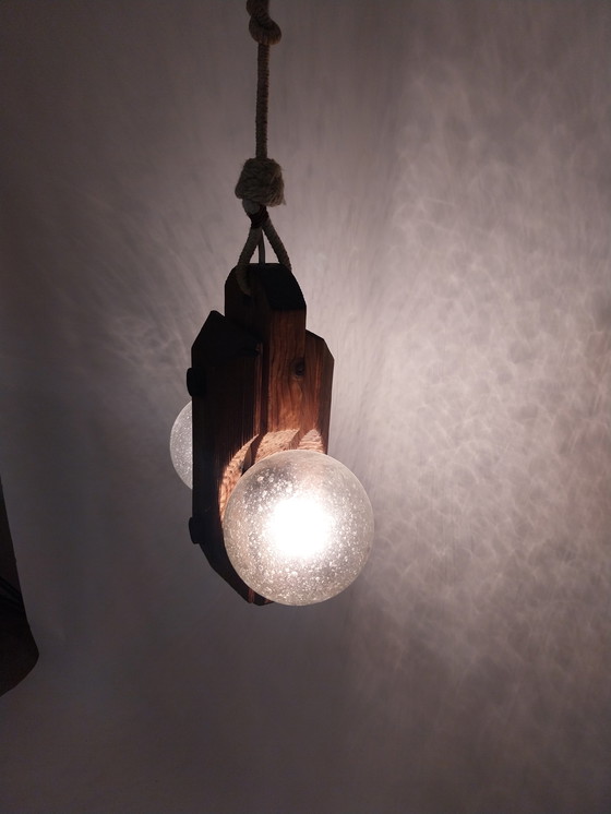 Image 1 of 1 x Temde 803 lampada a sospensione brutalista anni '70