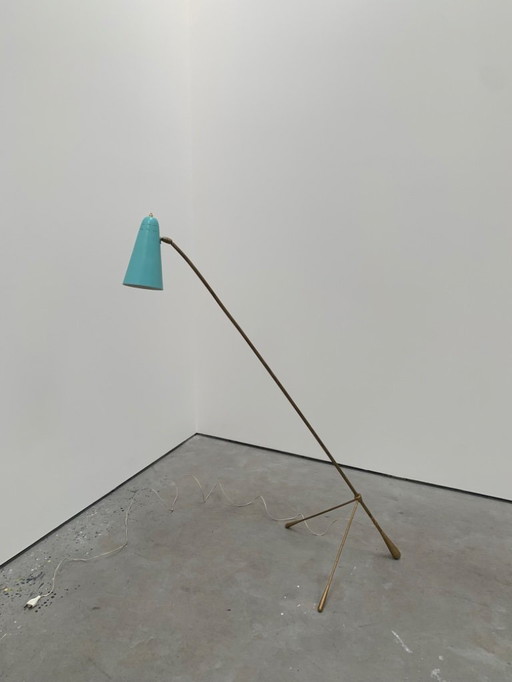 Adjustable Floor Lamp Gilardi & Barzaghi Italy 1950's