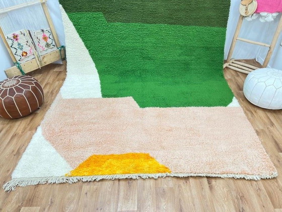 Image 1 of Tappeto in pura lana fatto a mano, lavorazione artigianale tradizionale, 200/300 cm