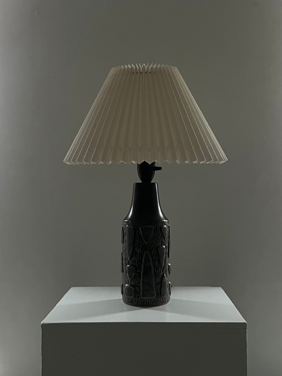 Vintage ceramic table lamp – Joghus Keramik, Bornholm – Scandinavian (photo 2 of 14)