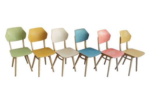 Set of 6 Mid Century Modern Dining Chairs