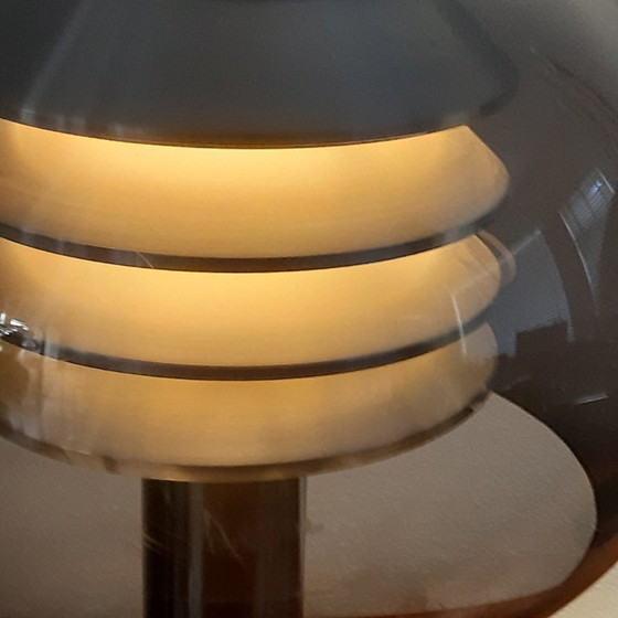 Image 1 of Two Hans-Agne Jakobssen mushroom table lamps. Sweden, 1960.