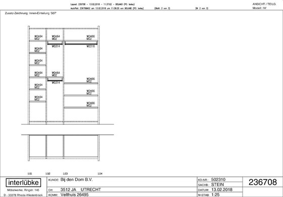 Image 1 of Interlübke Collect kledingkast schuifdeuren in perfecte staat.
