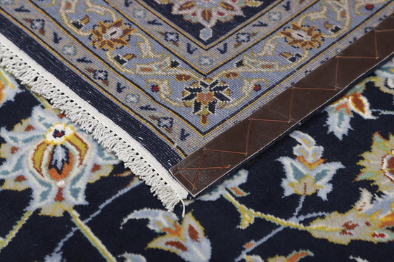 Image 1 of Tapis persan original noué à la main Keshan 385 X 280 cm Très bon état Fin avec soie