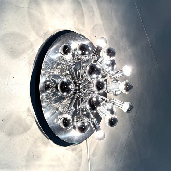 Image 1 of Lampada da parete e soffitto Cosack Sputnik cromata, anni '60
