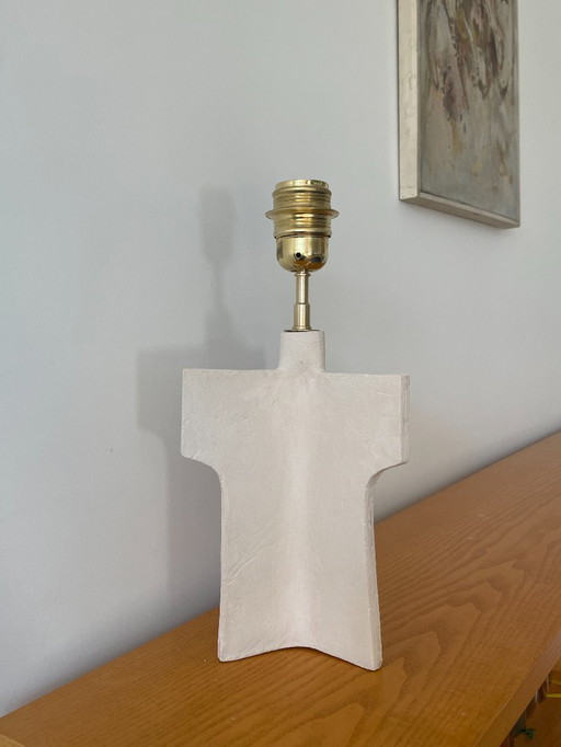 French contemporary ceramic lamp, "L 02" by Renzo Maar