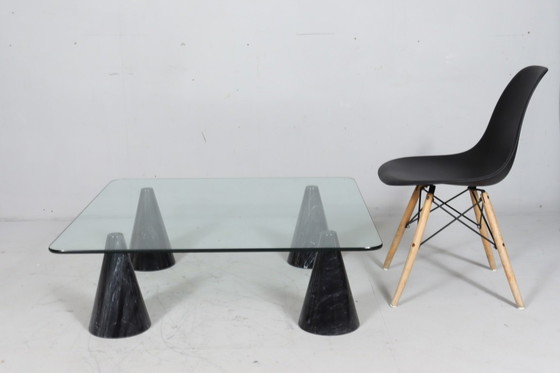 Image 1 of  Coffee Table/Table basse, marbre dans le style de Massimo Vignelli, Italie, années 1980