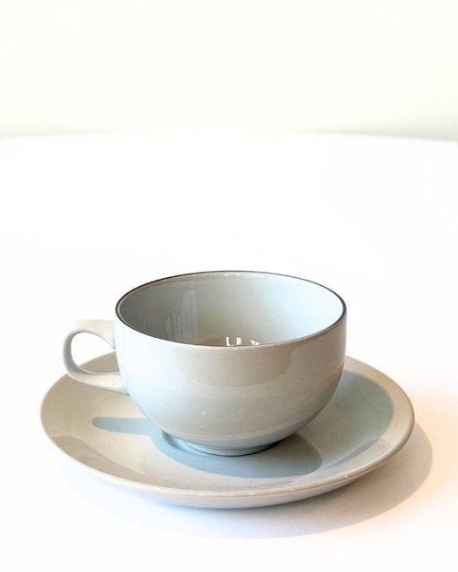 Royal Copenhagen Fajance Blue Line Set di 10 tazze da caffè