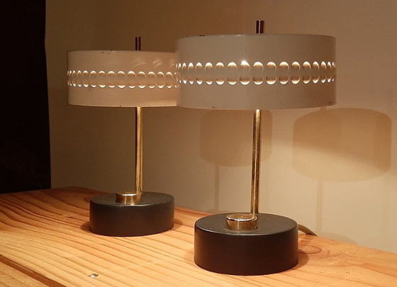 Image 1 of Deux lampes de table M.Matégot