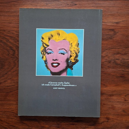 Libro de mesa de centro de Andy Warhol, artista del Pop Art. 1928-1987.