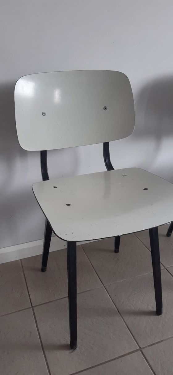 Image 1 of Friso Kramer dining set with 4 Revolt chairs