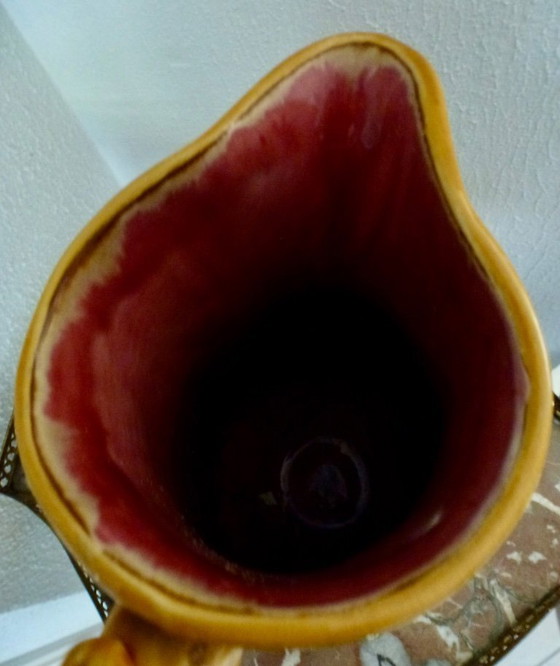 Antiker Majolika-Varenkan – Schramberg / Villeroy & Boch (ca. 1890). – Tischdekoration, Ceramic (photo 5 of 8)